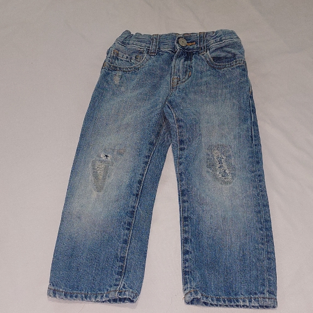 GAP Kids Distressed Blue Jeans.3 Years Olds